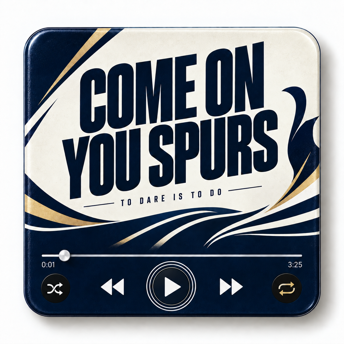 North London White football sound magnet – Come On You Spurs
