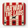 Wearside red and white football sound magnet